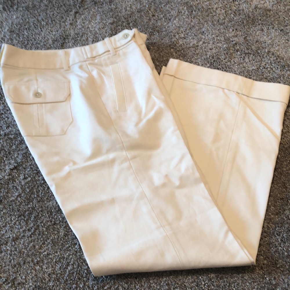 Banana Republic Cream Chinos Classic Style